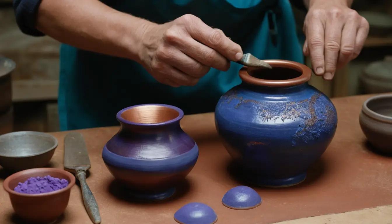 Colores óxidos en cerámica