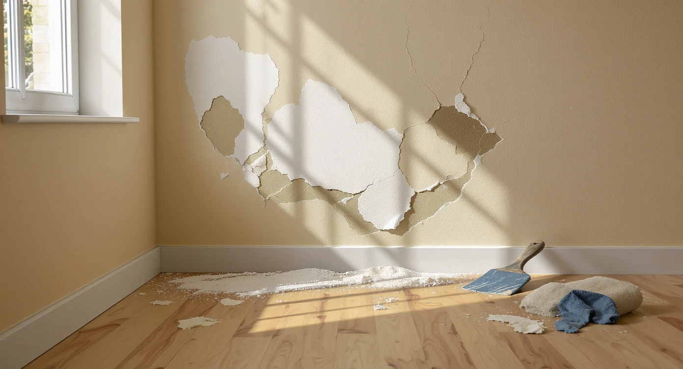 Solución para la pintura que se desconcha o se cae a trozos