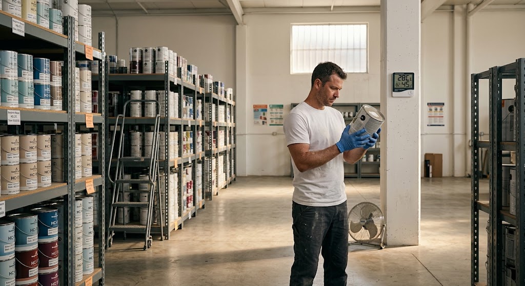Cómo almacenar correctamente la pintura en verano para conservar sus propiedades